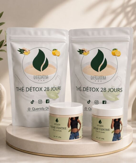 Kit ventre plat   2 crème 2 thé