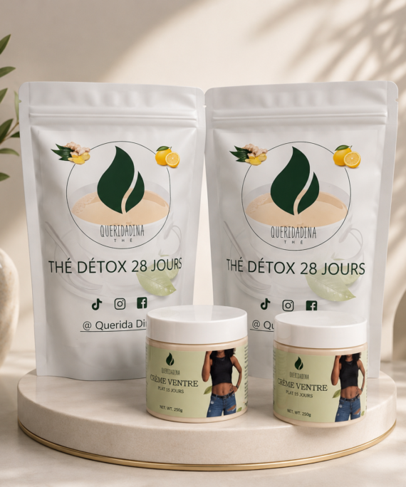 Kit ventre plat   2 crème 2 thé